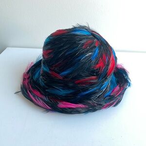 Vintage Caspar-Davis “California Model”‎ Feather Mis-Century Hat